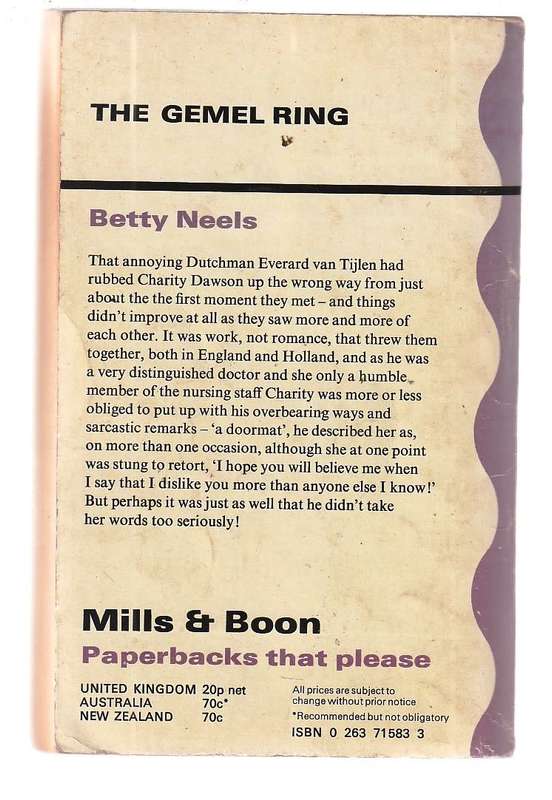 The Gemel Ring - Betty Neels - Mills & Boon