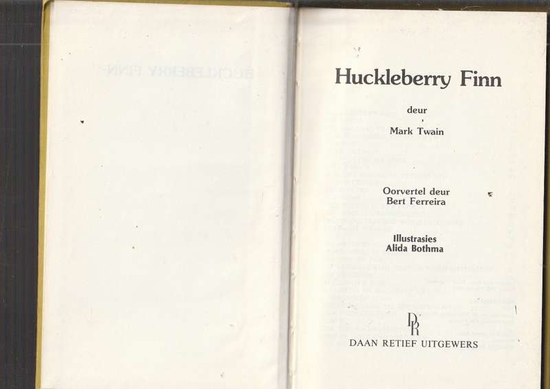 Huckleberry Finn - Bert Ferreira - Mark Twain - Afrikaans