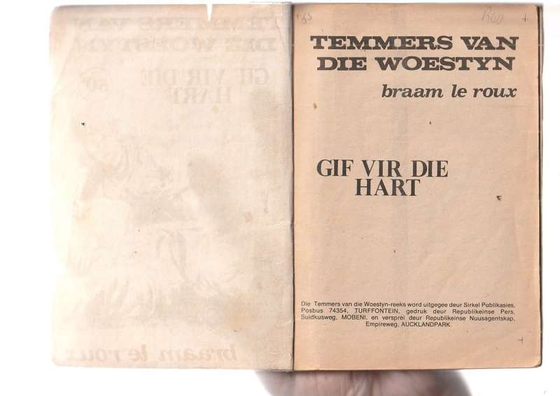 Gif vir die Hart - Braam Le Roux - Temmers van die Woestyn nr 5