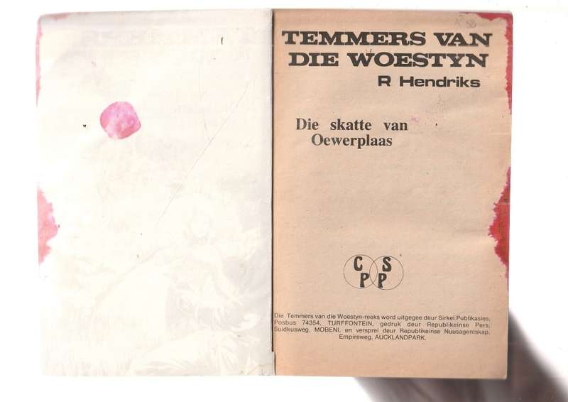 Die Skatte van Oewerplaas - R Hendriks - Temmers van die Woestyn 16