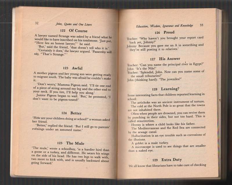 Jokes Quotes and One-liners - Herbert V Prochnow & Herbert Jnr