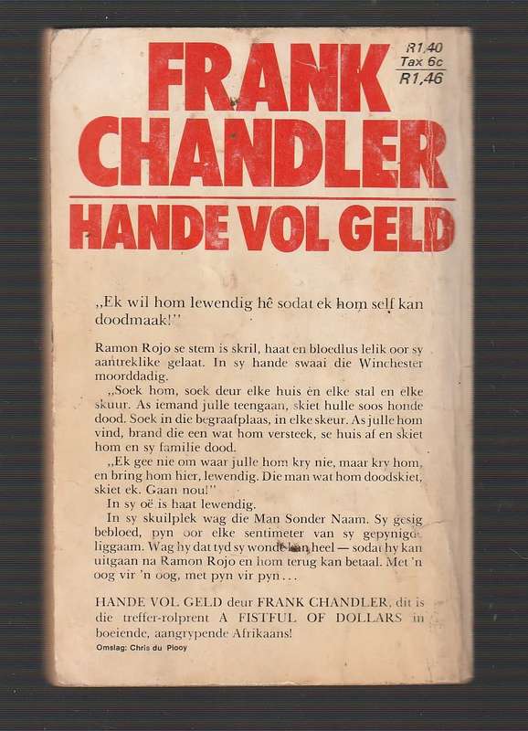 Hande vol Geld - Frank Chandler - Dollar Western - Olypos vertaling van A Fistfull of dollars (o2)