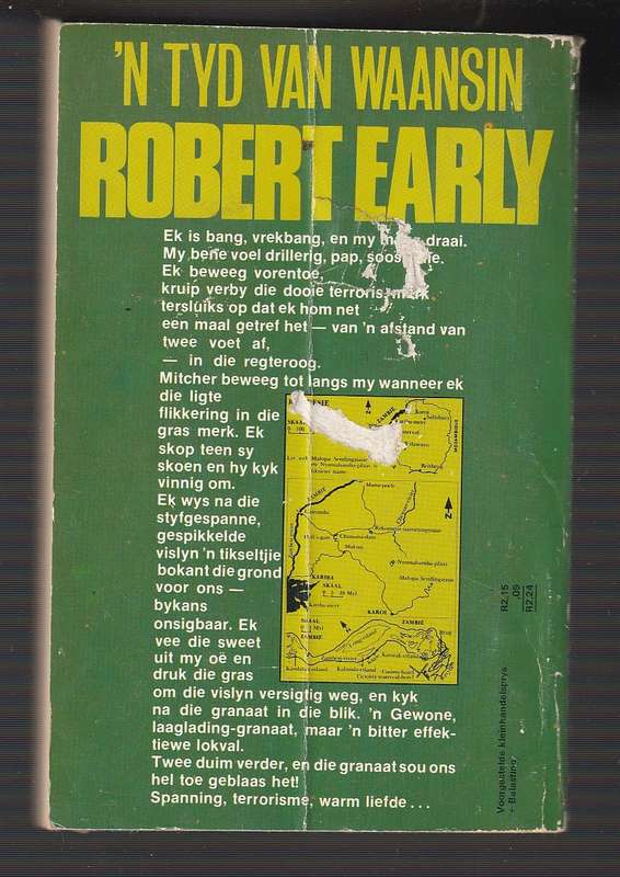 n Tyd van Waansin - Robert Early (A time of madness)  Spanning - terrorisme - liefde