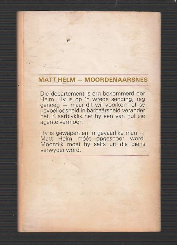 Moordenaarsnes - Donald Hamilton (murderers' Row) - Matt Helm speurverhaal