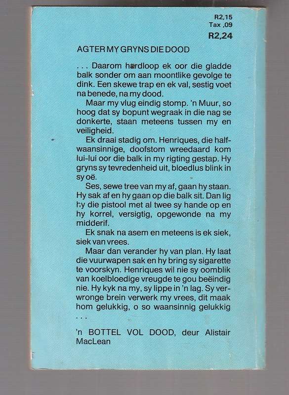 n Bottel vol dood - Alistair MacLean (The Satan Bug)