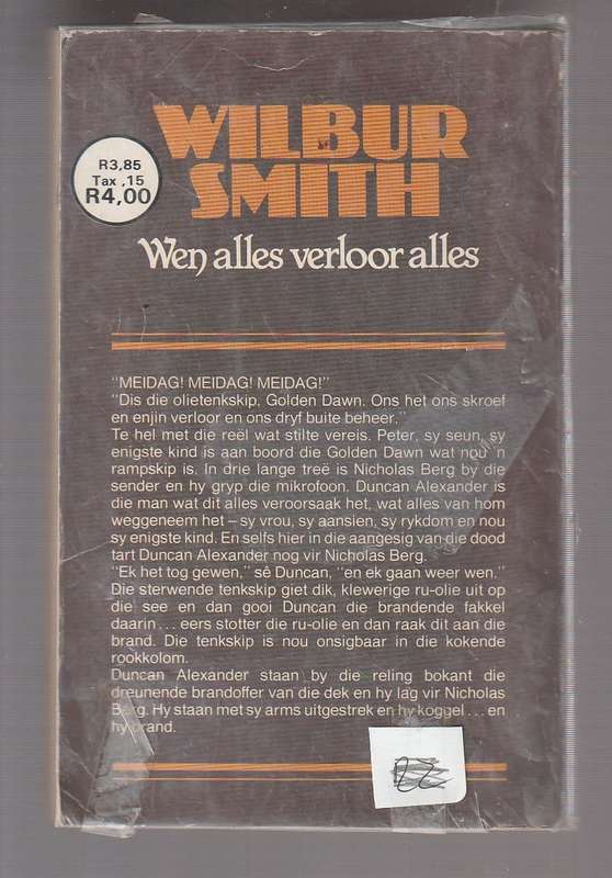 Wen alles verloor alles - Wilbur Smith - Hungry as the sea