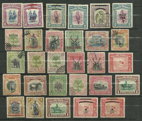 NORTH BORNEO MINT &USED SELECTION HIGH CAT