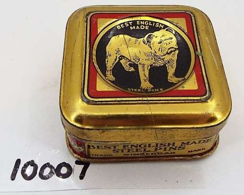 Wimberdar Steel Pins Tin. One of a kind, never seen one of these in 35 years!!!!