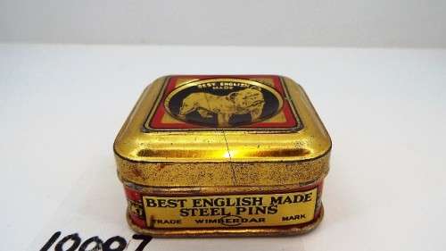 Wimberdar Steel Pins Tin. One of a kind, never seen one of these in 35 years!!!!