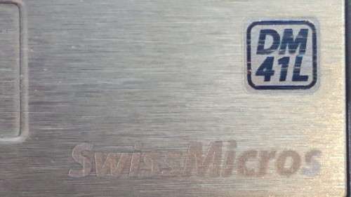 SwissMicros DM41L scientific programmable calculator (high-performance HP41CX clone)