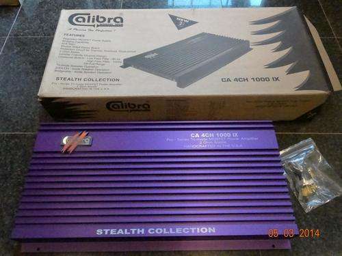 Calibra "Stealth" 4-channel 4x100W car audio power amplifier