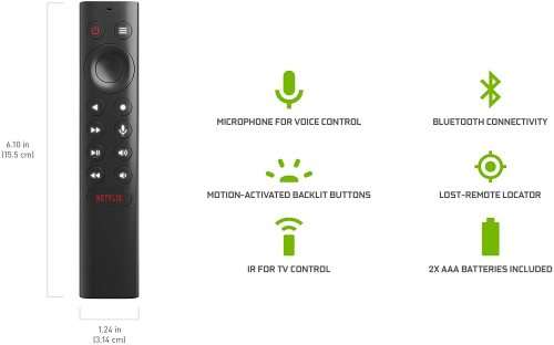 NVIDIA SHIELD Android TV Pro 4K HDR Streaming Media Player, High Performance, Dolby Vision, 3GB RAM