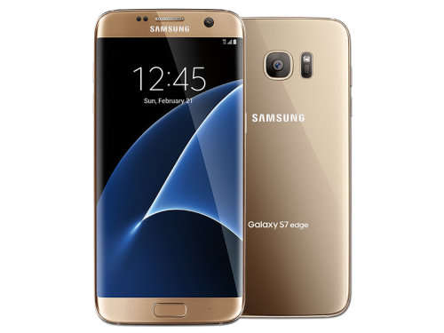 SAMSUNG S7 EDGE *NEW* - GOLD PLATINUM, 32GB (Import)