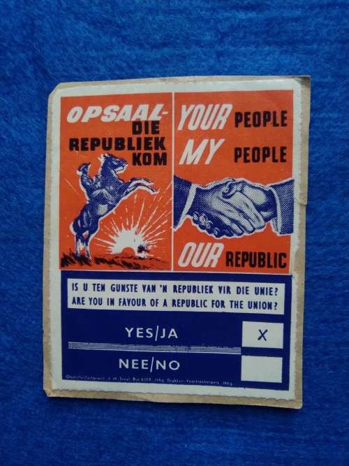 REFERENDUM ADVERT SA BECOME A REPUBLIC