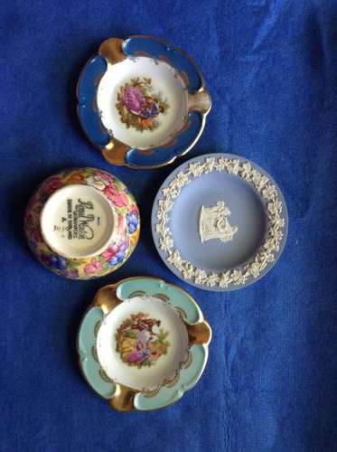 WEDGWOOD/GRIMWADES/LIMOGES x 4 items