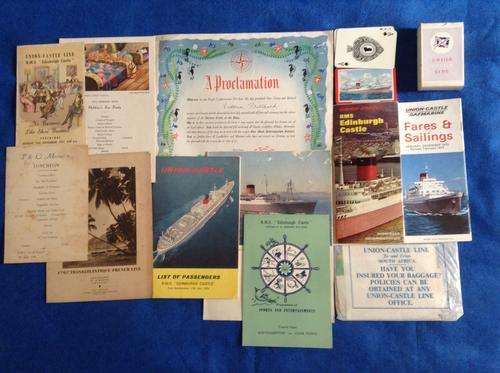 UNION CASTLE/SAFMARINE Memorabilia