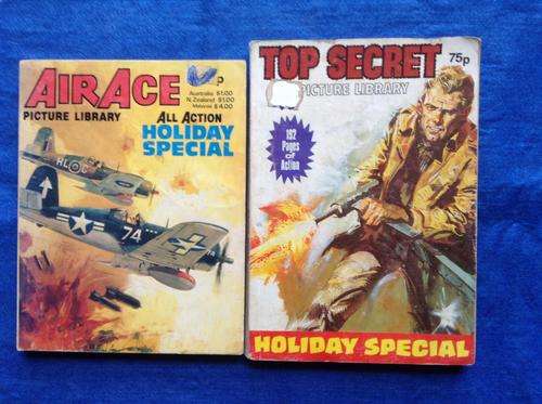 PICTURE LIBRARY COMIC BOOKS x 2