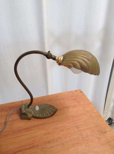 ANTIQUE BRASS DESK LAMP