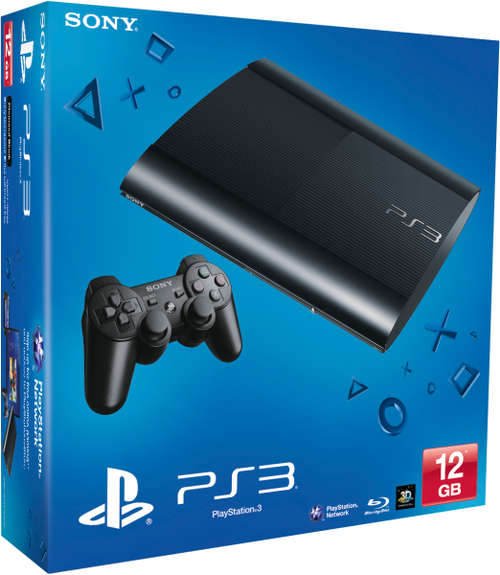 BRAND NEW SEALED PS3 SUPER SLIM 12 GIG + 1 CONTROLLERS + UNCHARTED 2 + 3