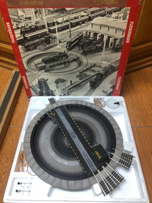 Fleischmann miniature trains, coaches rails and many other items