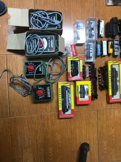 Fleischmann miniature trains, coaches rails and many other items