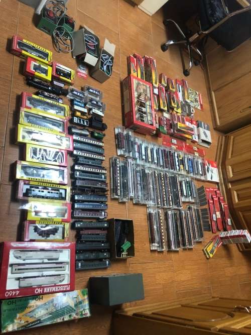 Fleischmann miniature trains, coaches rails and many other items