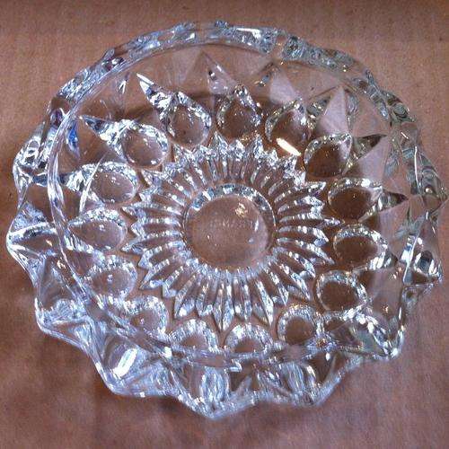 'FRANCE' cut-glass ashtray in perfect condition