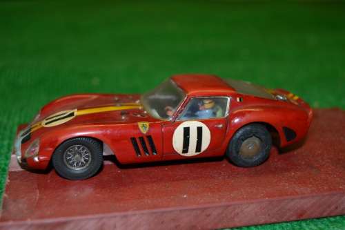 Vintage Ferrari metal chassis