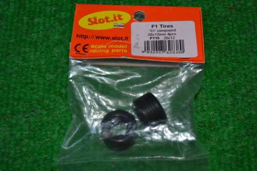 Slot-it F1 Tires, "S1" compound 20x12mm
