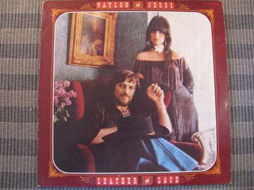 Waylon and Jessi - Leather and Lace - Ex+ LP record