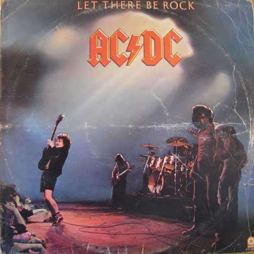 AC/DC Let there be rock LP Record