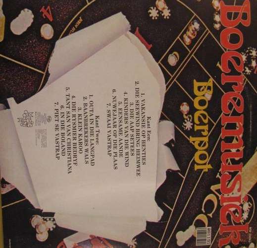 Boeremusiek Boerpot LP Record