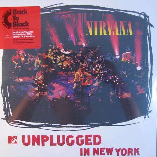 Nirvana - Unplugged in New York - New Sealed 180 gram remastered lp vinyl record