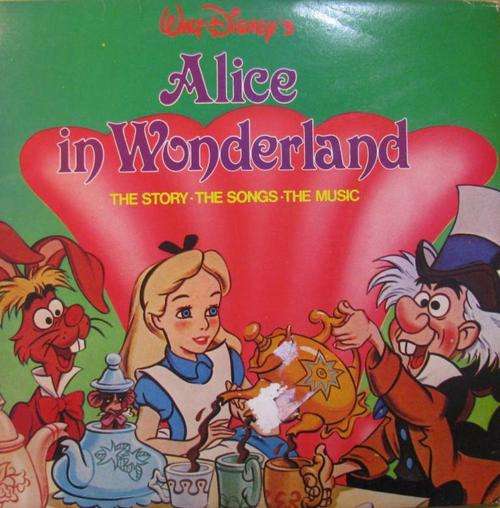 Alice in Wonderland - Walt disney LP Record