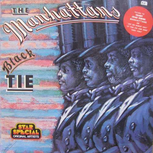 The Manhattans - Black tie LP Record