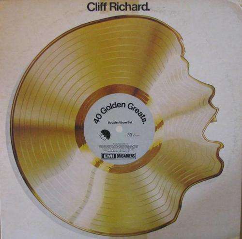 Cliff Richard - 40 Golden greats - VG Double Lp record