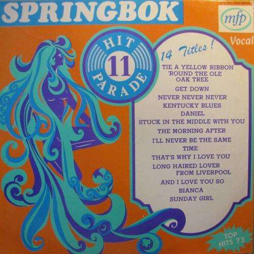 Springbok Hit Parade vol 11 Lp record