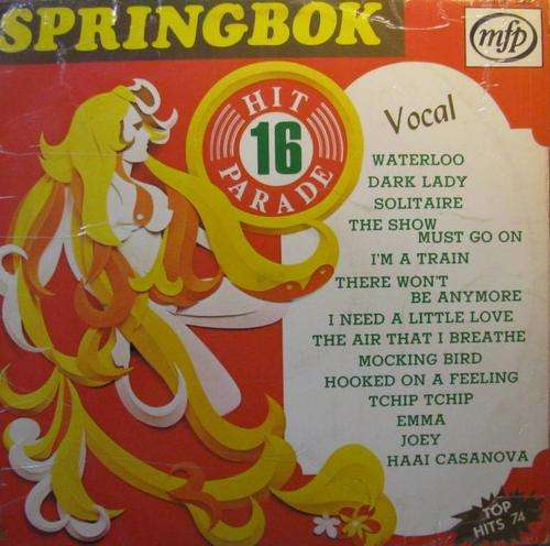 Springbok Hit Parade vol 16 Lp record