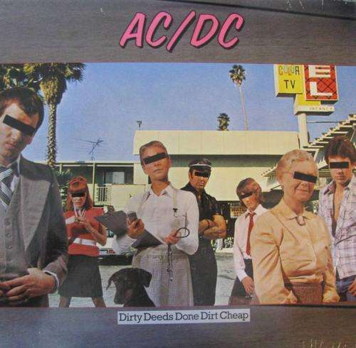 AC/DC Dirty Deeds Done Dirt Cheap - Ex German Press LP Record