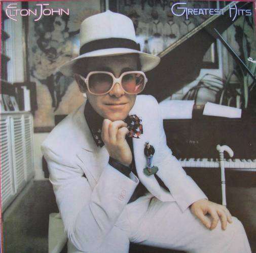 Elton John - Greatest Hits -VG LP Record
