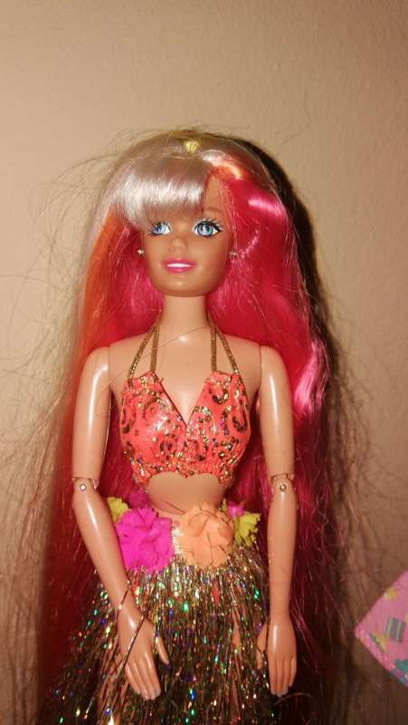 Mattel - Hula Hair Barbie 1996