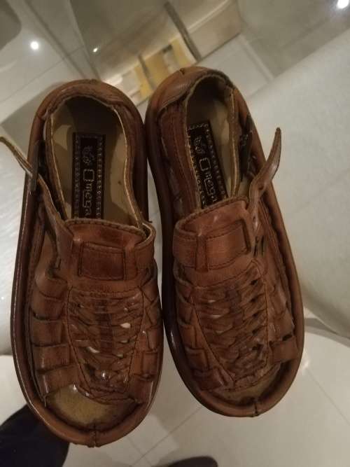 Genuine leather Omega Sandal Size 2