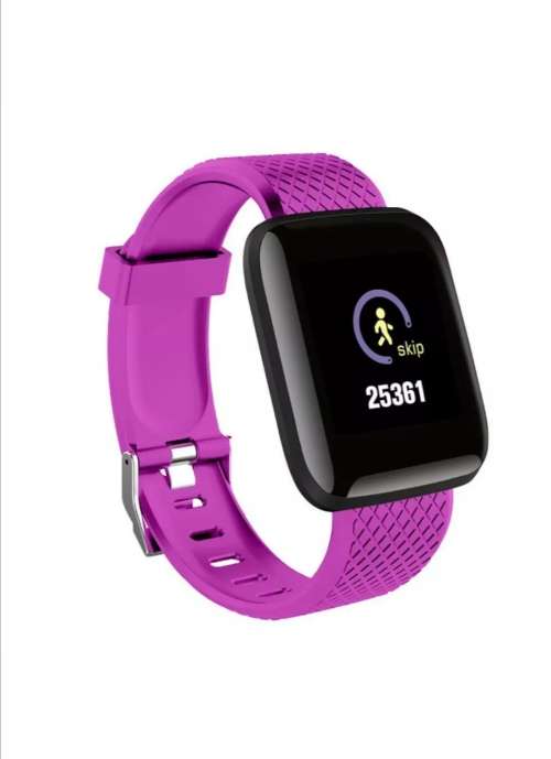 Bluetooth Fitness smart watch - colour dark pink only