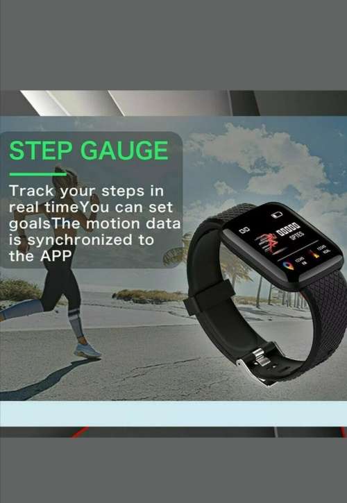 Bluetooth Fitness smart watch - black only