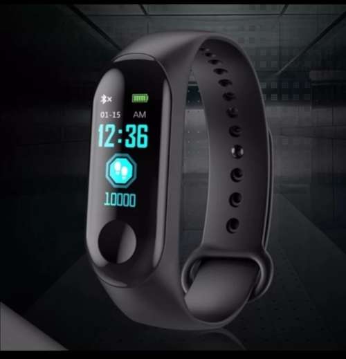Black Smart fitness watch - unisex