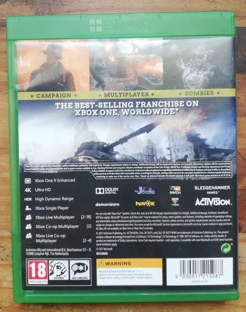 Call of Duty World War 2, Xbox One