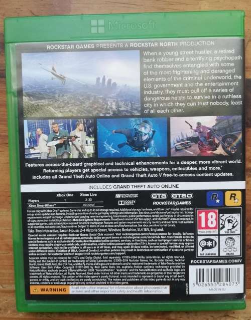 Grand Theft Auto 5, Xbox One