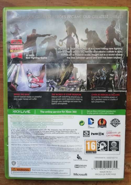 Injustice, Xbox 360
