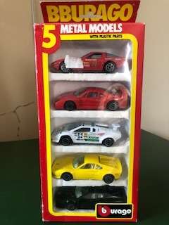 BBURAGO 5 Car Models 1/43