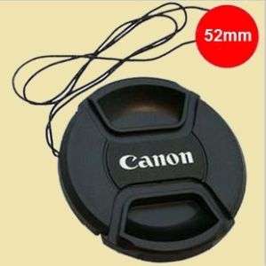 Canon 52mm Lens Cap with strap FREE SHIPPING